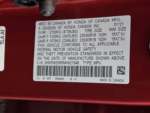 Used 2021 Honda CR-V EX-L image 26
