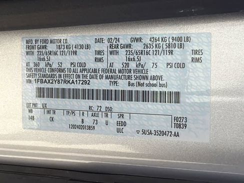 Used 2024 Ford Transit 350 XLT image 30