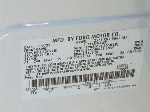 Used 2024 Ford Edge ST w/ Equipment Group 401A image 38