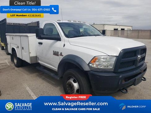 Used 2018 RAM 4500 Tradesman w/ Power & Remote Entry Group RWD image 5