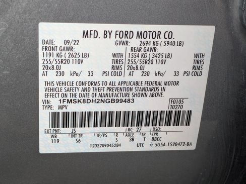 Used 2022 Ford Explorer XLT w/ Equipment Group 202A image 37