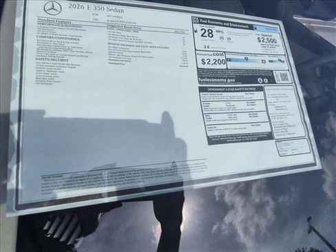 New 2026 Mercedes-Benz E 350 Sedan image 16