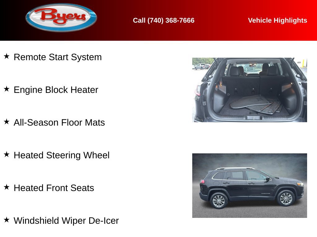 Used 2019 Jeep Cherokee Latitude Plus w/ Cold Weather Group AWD/4WD image 12
