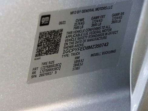 Used 2021 Chevrolet Silverado 1500 LT Trail Boss w/ Convenience Package II image 37