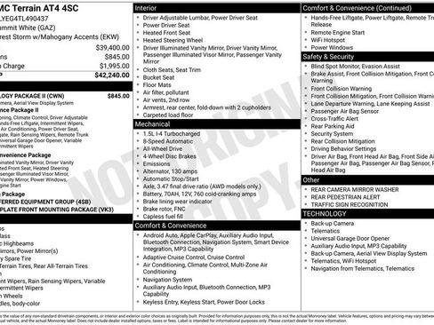 New 2026 GMC Terrain AT4 w/ Technology Package II AWD/4WD image 35