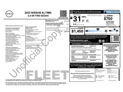 Used 2023 Nissan Altima 2.5 SR FWD image 17