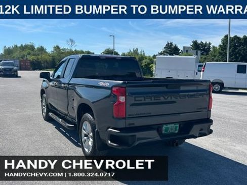Certified 2021 Chevrolet Silverado 1500 Custom w/ LPO, Dark Essentials Package AWD/4WD image 5