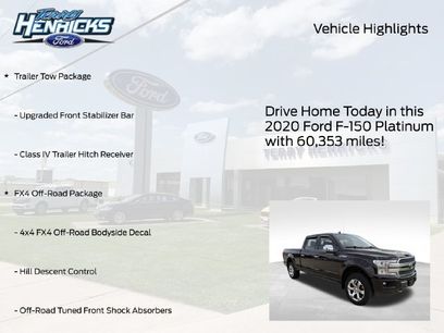 Used 2020 Ford F150 Platinum w/ FX4 Off-Road Package
