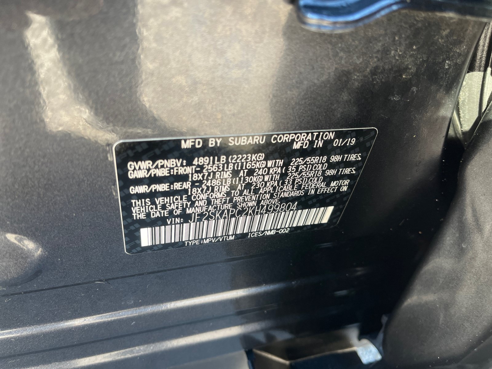 Used 2019 Subaru Forester Sport w/ Popular Package #2 AWD/4WD image 25