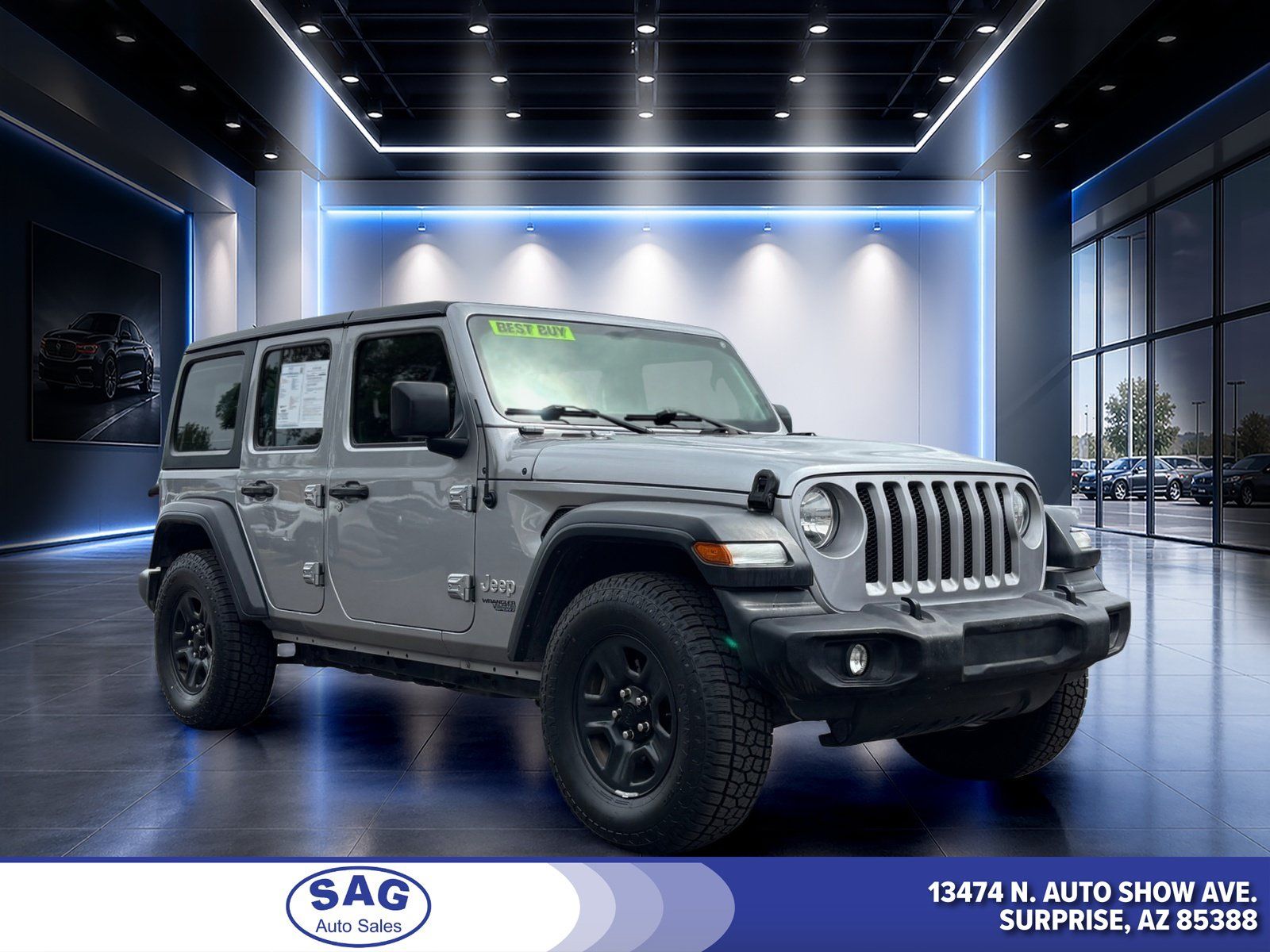 Used 2019 Jeep Wrangler Unlimited Sport AWD/4WD image 1