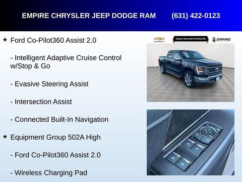 Used 2023 Ford F150 Lariat w/ Equipment Group 502A High image 5