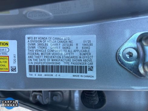 Used 2025 Honda Civic Sport image 11