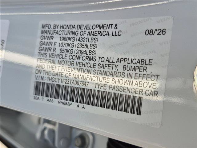 New 2026 Honda Accord LX image 18