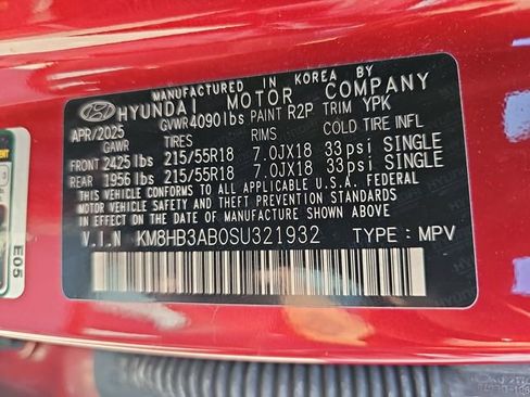 Used 2025 Hyundai Kona SEL FWD image 33