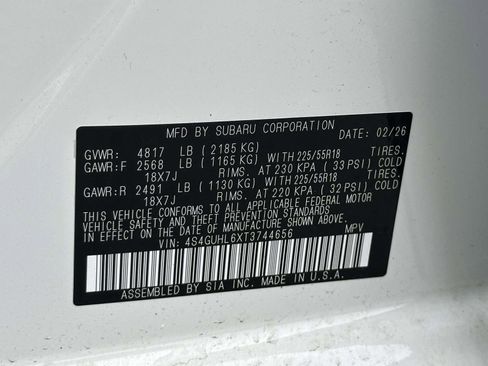 New 2026 Subaru Crosstrek 2.5i Limited image 15