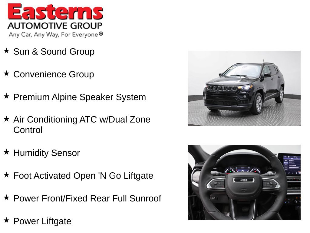 Used 2025 Jeep Compass Latitude w/ Sun & Sound Group AWD/4WD image 12