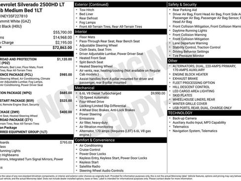 Used 2025 Chevrolet Silverado 2500 LT AWD/4WD image 13