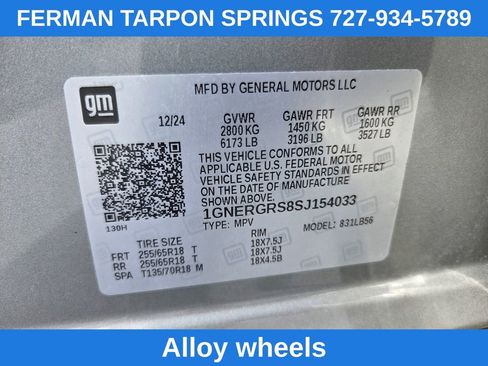 Certified 2025 Chevrolet Traverse LT FWD image 24