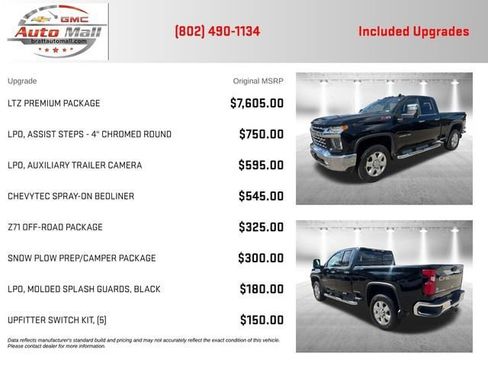 Used 2020 Chevrolet Silverado 2500 LTZ w/ LTZ Premium Package AWD/4WD image 4