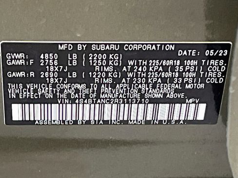 Used 2024 Subaru Outback Limited AWD/4WD image 34