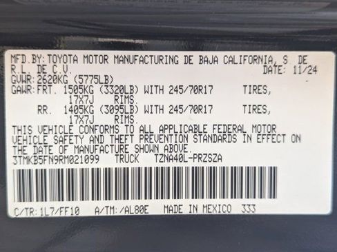 Used 2024 Toyota Tacoma SR5 RWD image 28