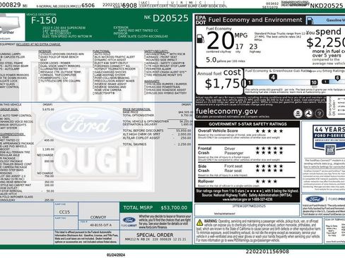 Used 2022 Ford F150 XLT w/ Equipment Group 302A High AWD/4WD image 47