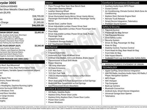 Used 2018 Chrysler 300 S w/ 300S Premium Group image 4