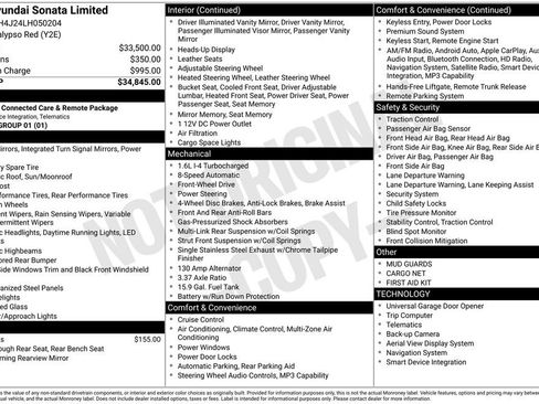 Used 2020 Hyundai Sonata Limited FWD image 26