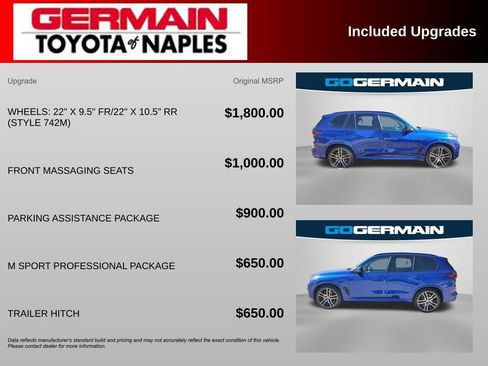 Used 2025 BMW X5 M60i w/ Parking Assistance Package image 4