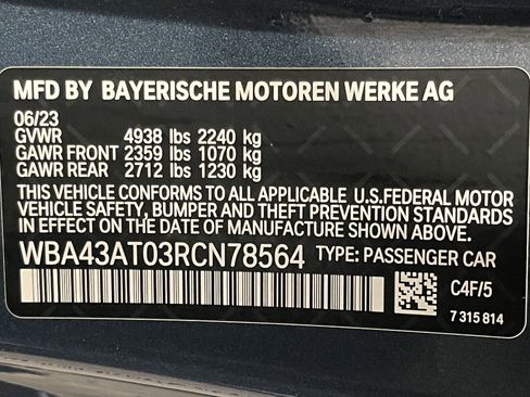 Certified 2024 BMW 430i xDrive Convertible w/ M Sport Package AWD/4WD image 24