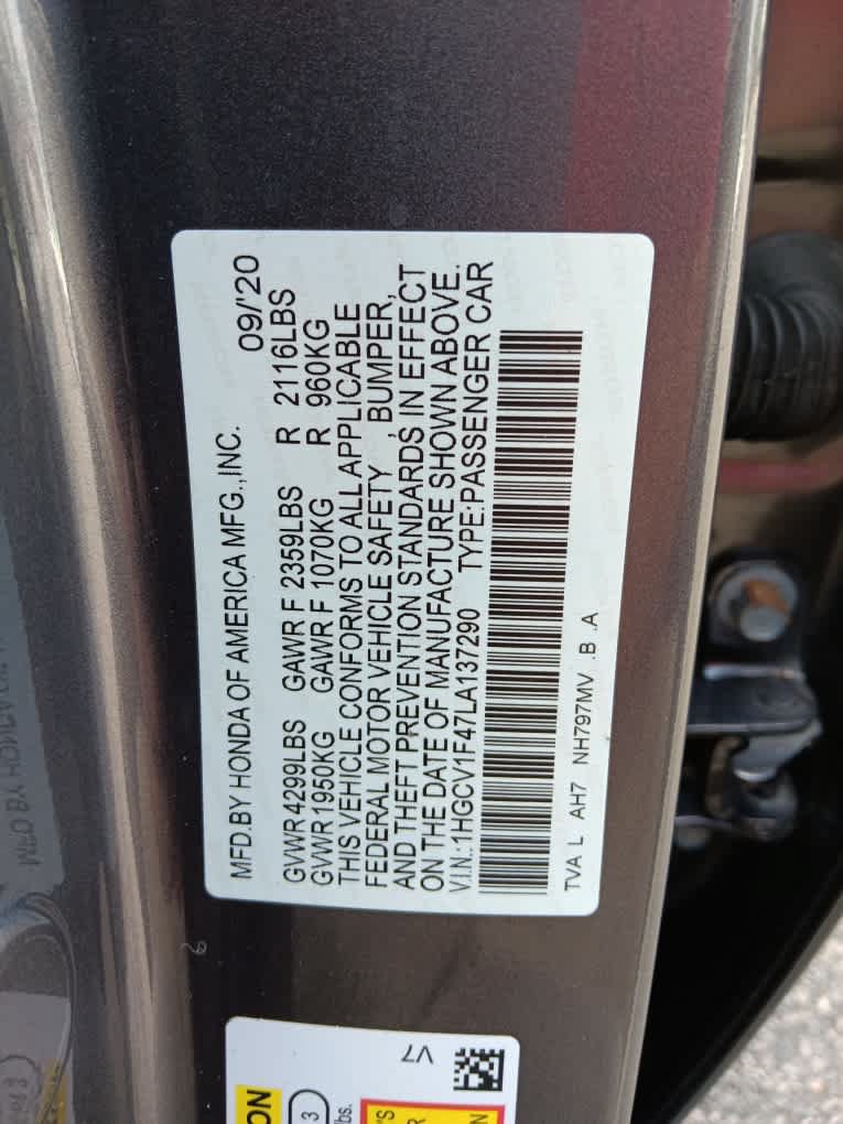 Used 2020 Honda Accord EX image 32