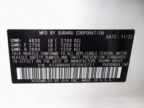 Used 2023 Subaru Legacy Limited image 14