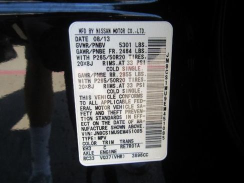 Used 2014 INFINITI QX70 2WD w/ Premium Package image 54