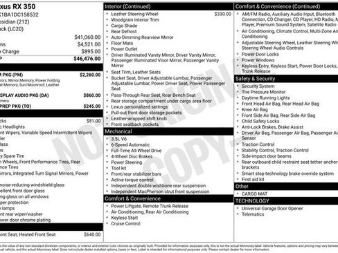 Used 2013 Lexus RX 350 350 w/ Premium Pkg image 18