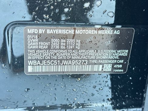 Used 2018 BMW 540i RWD image 22
