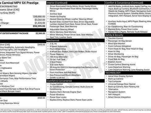 Used 2025 Kia Carnival SX Prestige FWD image 7
