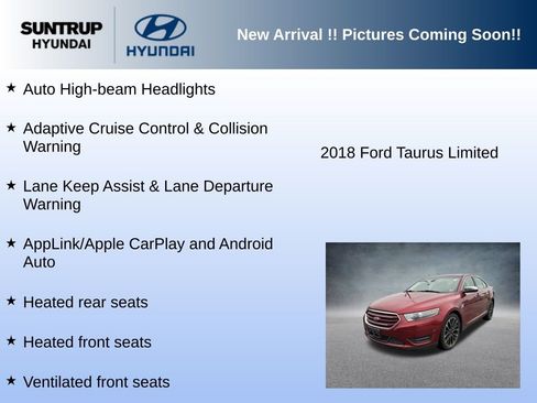 Used 2018 Ford Taurus Limited w/ Driver Assist Package image 11