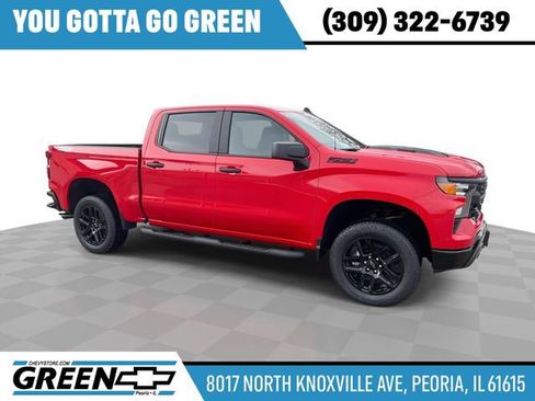 New 2026 Chevrolet Silverado 1500 Custom Trail Boss w/ Turbomax Blackout Package AWD/4WD image 1