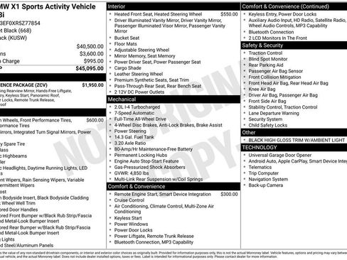 Certified 2024 BMW X1 xDrive28i w/ Convenience Package AWD/4WD image 7