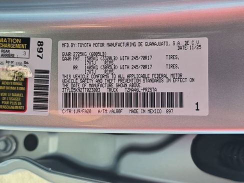 New 2026 Toyota Tacoma SR image 35