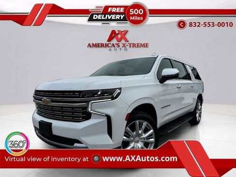 Used 2021 Chevrolet Suburban Premier w/ Premium Package RWD image 1