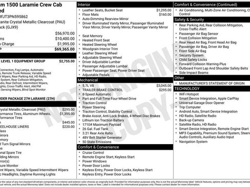 Used 2023 RAM 1500 Laramie AWD/4WD image 39