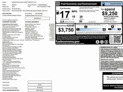Used 2025 Aston Martin DBX 707