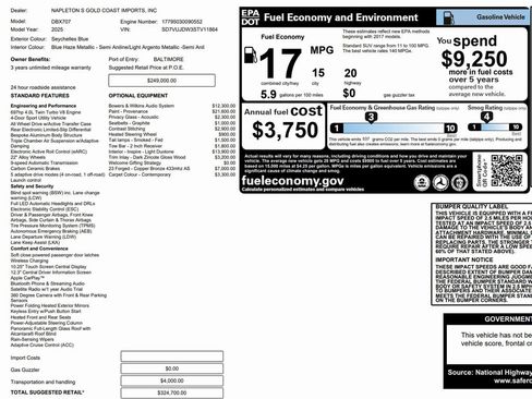 Used 2025 Aston Martin DBX 707 image 1