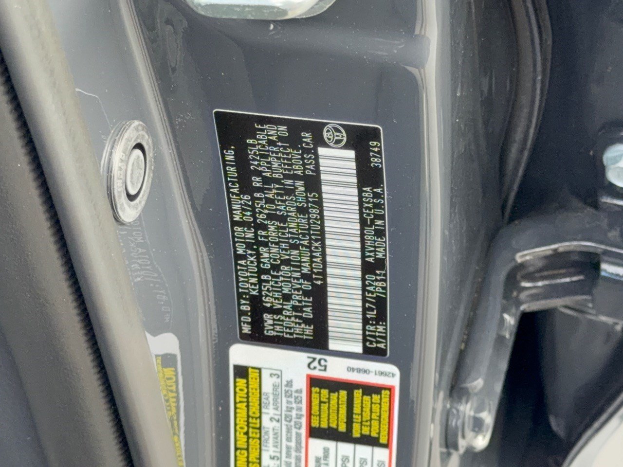 Certified 2026 Toyota Camry SE FWD image 32
