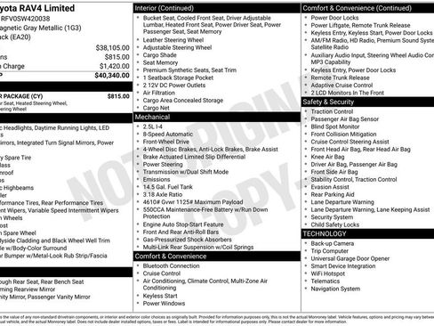 Used 2025 Toyota RAV4 Limited w/ Weather Package FWD image 3