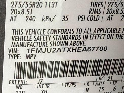 Used 2017 Ford Expedition Limited w/ Equipment Group 301A image 34