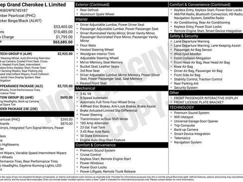 Used 2023 Jeep Grand Cherokee L Limited w/ Luxury Tech Group II image 6