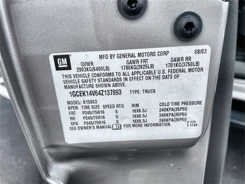 Used 2004 Chevrolet Silverado 1500 4x4 Regular Cab image 25