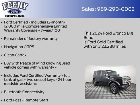 Used 2024 Ford Bronco Big Bend AWD/4WD image 5